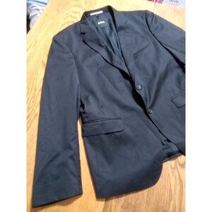 HUGO BOSS Mens BLAZER 42S BLACK Preowned Coat Jacket Sport